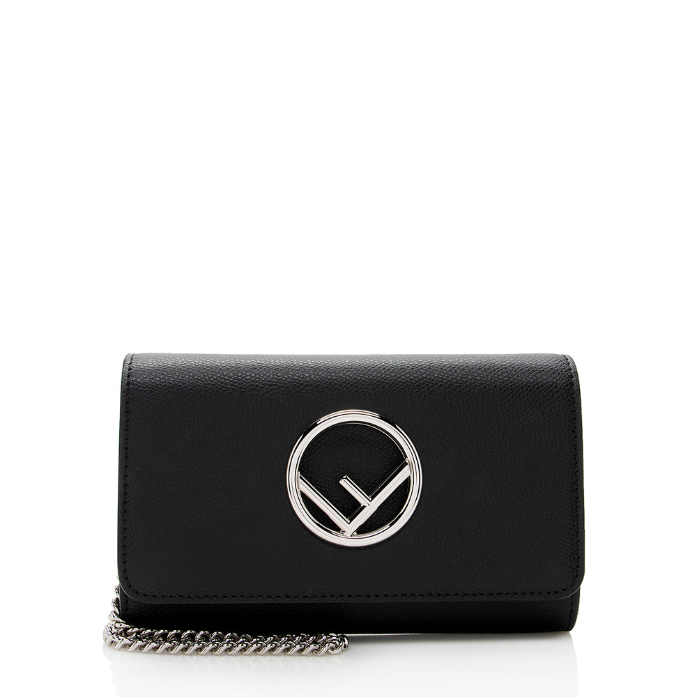 Fendi Grained Calfskin F is Fendi Crossbody Bag (SHF-18102) Rovelle Bags