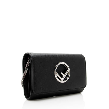 Fendi Grained Calfskin F is Fendi Crossbody Bag (SHF-18102) Rovelle Bags