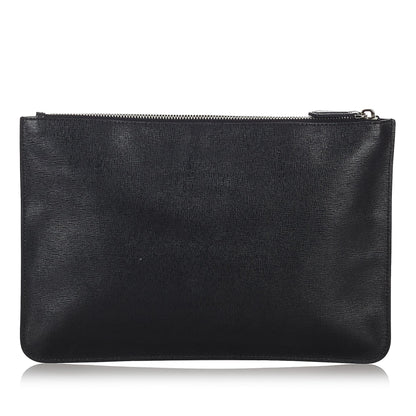 Fendi Karlito Leather Clutch Bag (SHG-26787) Rovelle Bags