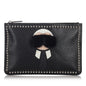 Fendi Karlito Leather Clutch Bag (SHG-26787) Rovelle Bags