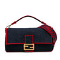 Fendi Large Denim Baguette Satchel (SHG-oOuzqA) Rovelle Bags