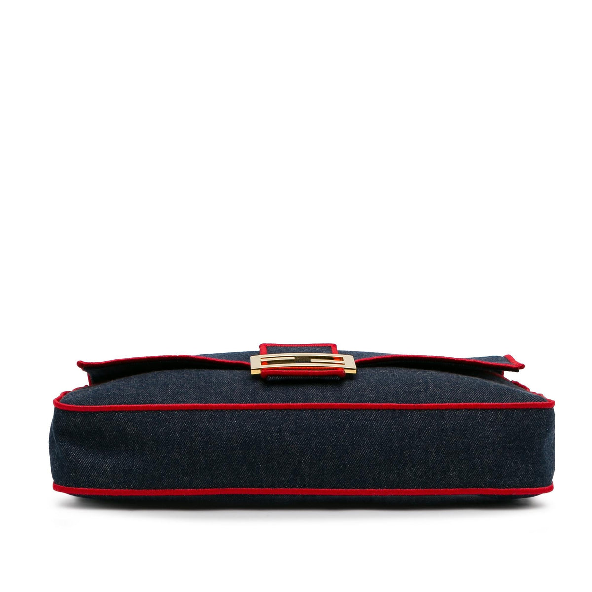 Fendi Large Denim Baguette Satchel (SHG-0IShmW) Rovelle Bags