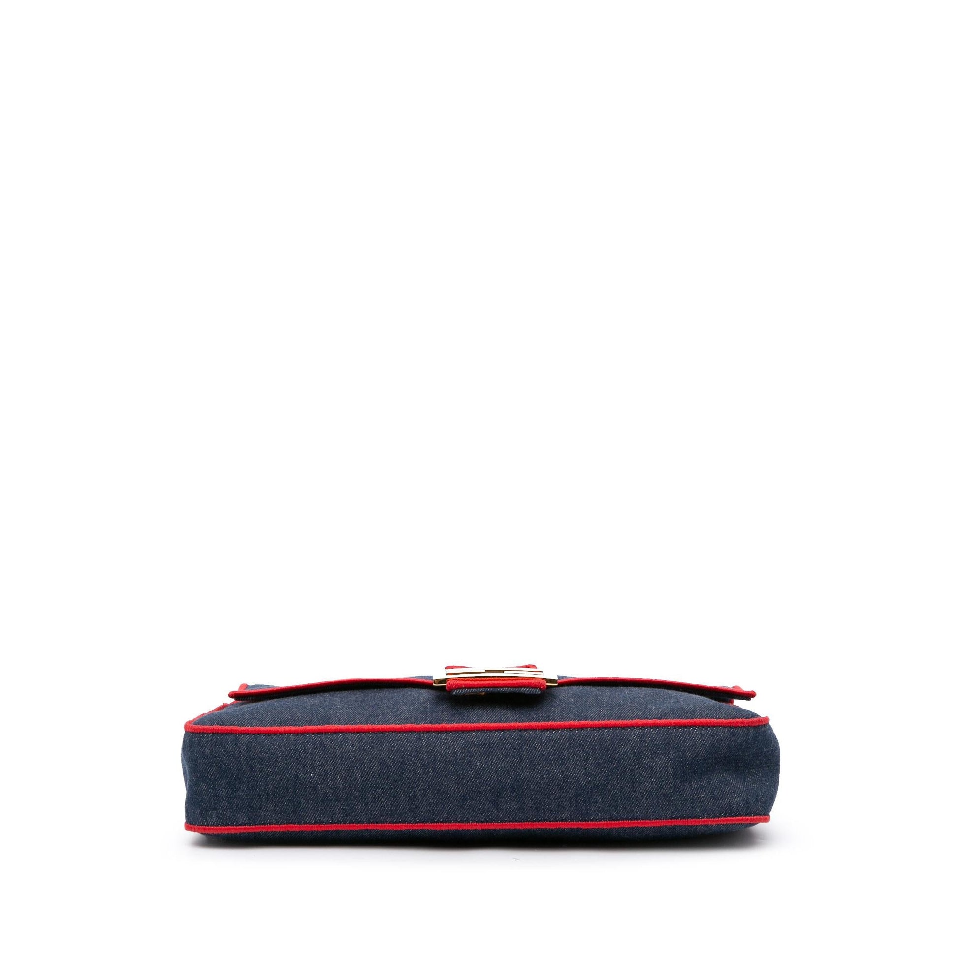 Fendi Baguette Leather Red Shoulder Bag Style 52 Rovelle Bags