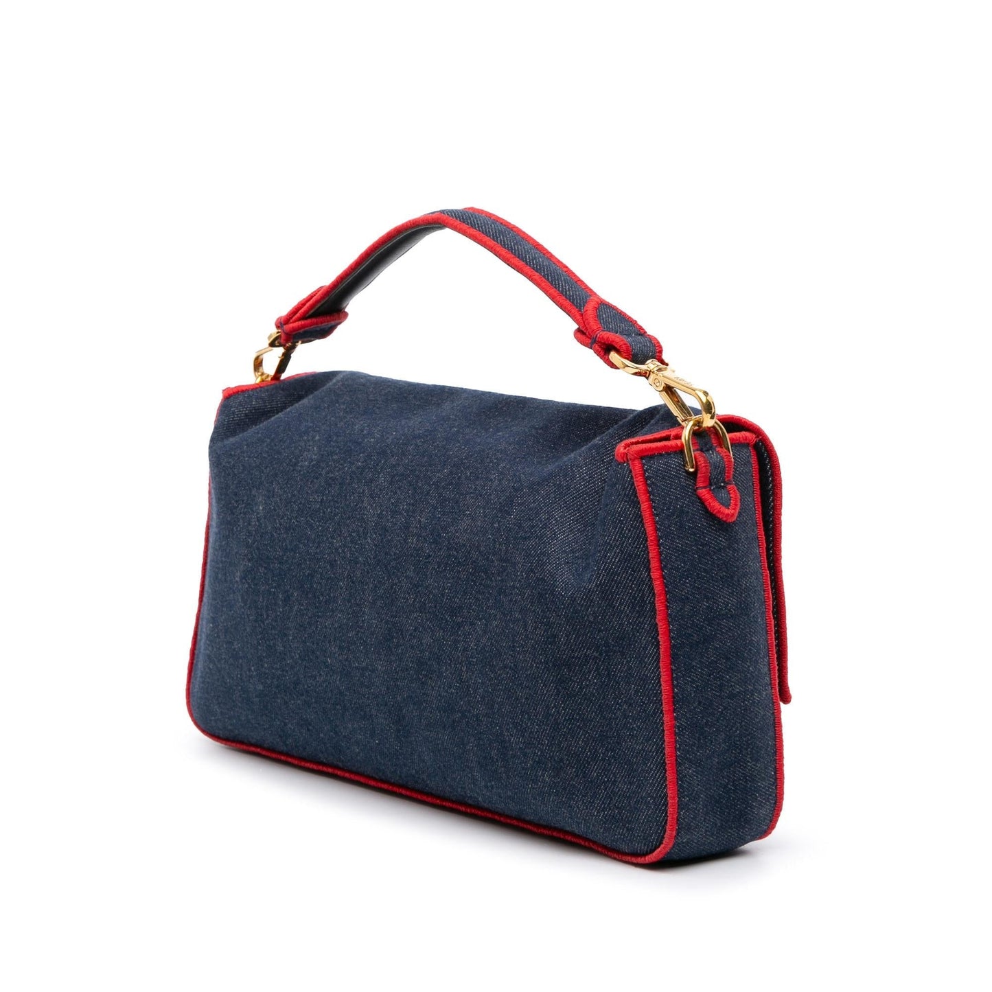 Fendi Baguette Leather Red Shoulder Bag Style 52 Rovelle Bags