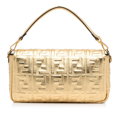 Fendi Large Embossed Zucca Baguette (SHG-ZcKJ66) Rovelle Bags