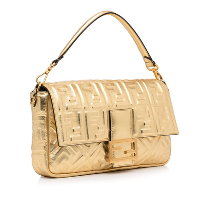 Fendi Large Embossed Zucca Baguette (SHG-ZcKJ66) Rovelle Bags