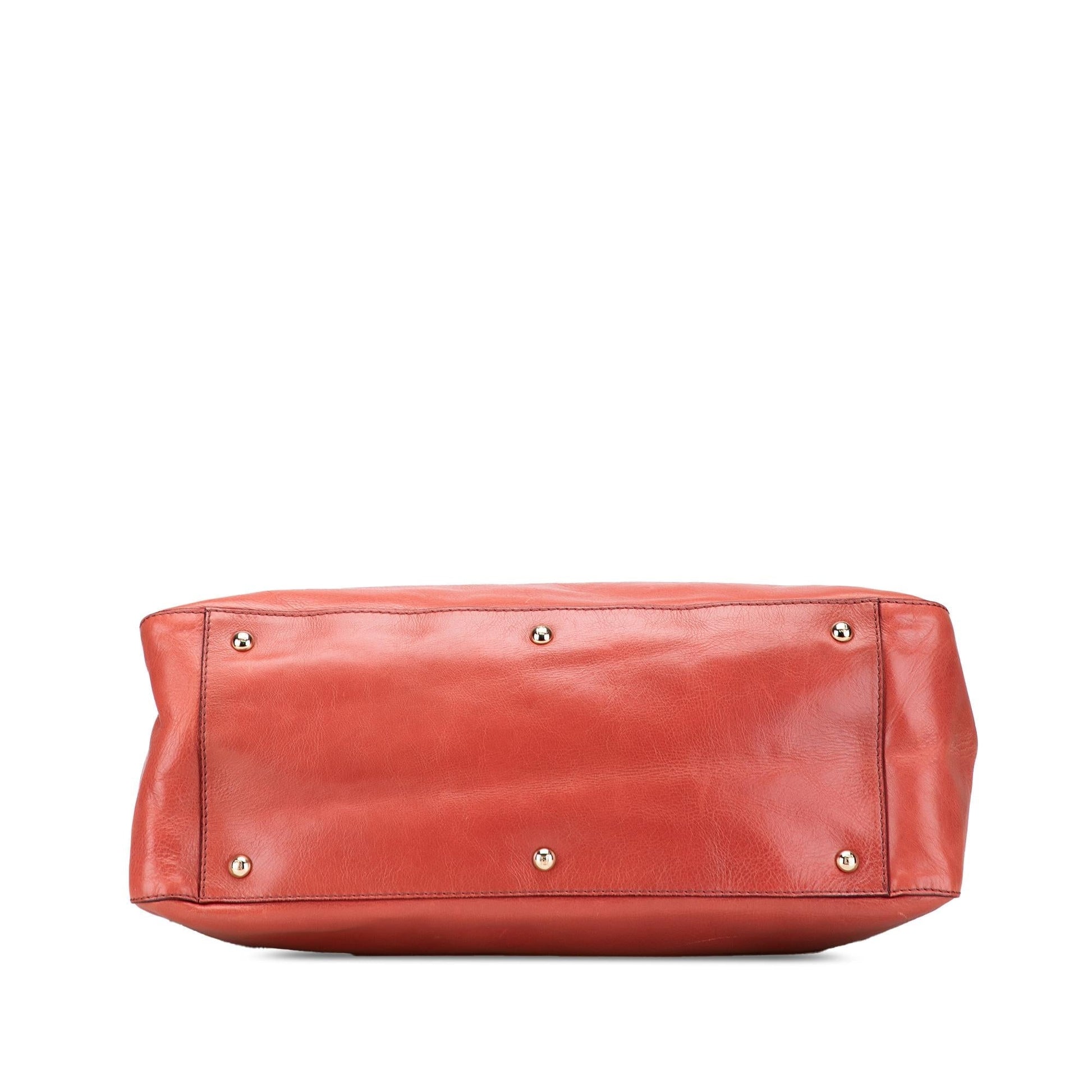 Fendi Large Leather Twins Tote Rovelle Bags