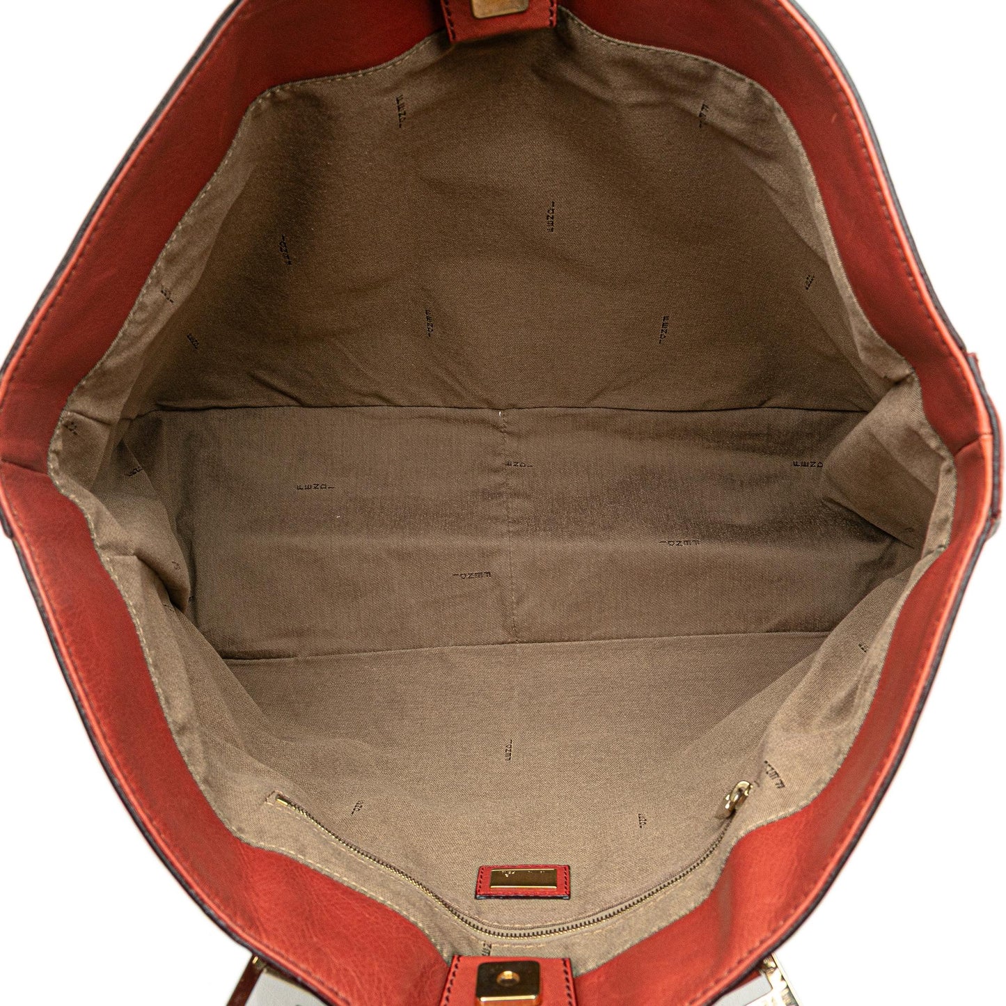 Fendi Large Leather Twins Tote Rovelle Bags