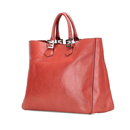 Fendi Large Leather Twins Tote Rovelle Bags