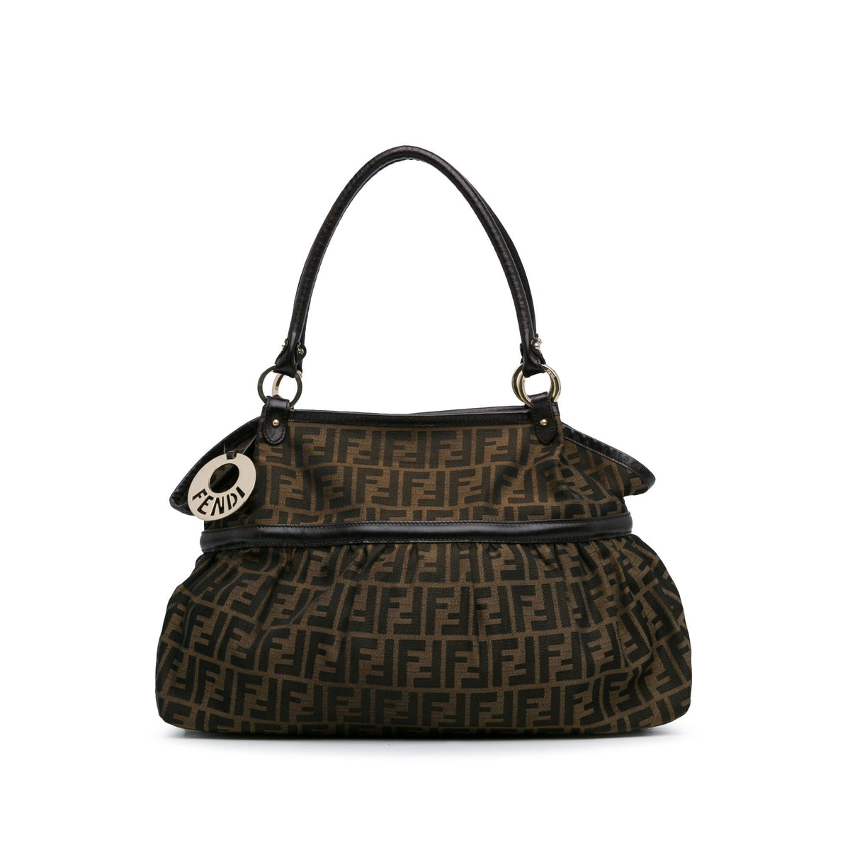 Fendi Large Zucca Canvas Chef Shoulder Bag (SHG-fxpyVR) Rovelle Bags