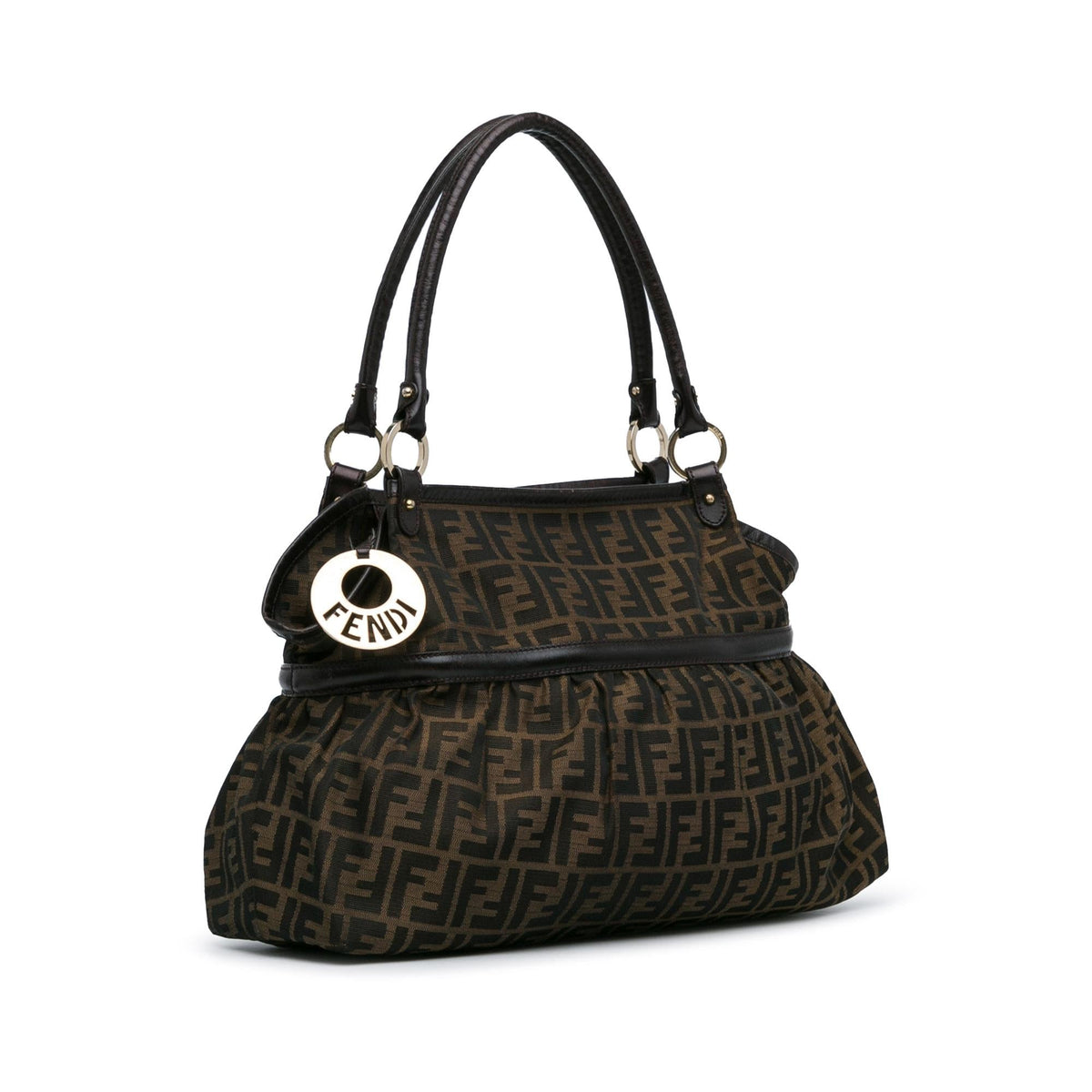 Fendi Large Zucca Canvas Chef Shoulder Bag (SHG-fxpyVR) Rovelle Bags