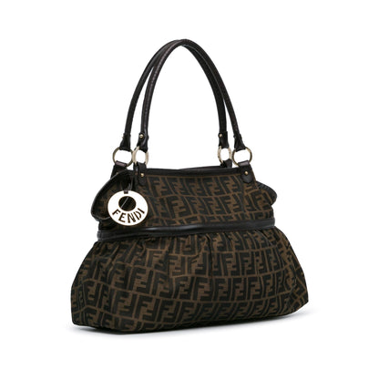 Fendi Large Zucca Canvas Chef Shoulder Bag (SHG-fxpyVR) Rovelle Bags