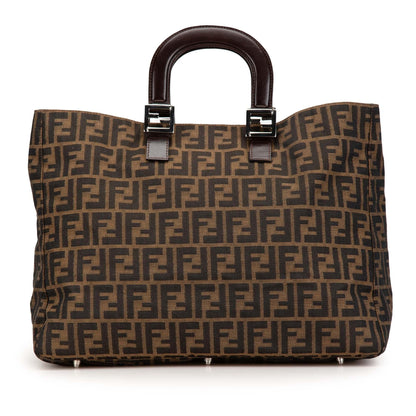 Fendi Large Zucca Canvas Twins Tote Shg-Kzs55H Rovelle Bags