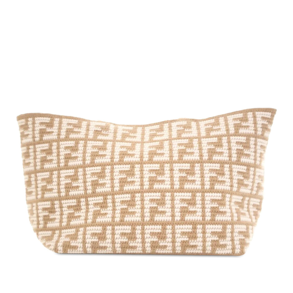 Fendi Large Zucca Cashmere Shopper Tote (SHG-BVm1Iv) Rovelle Bags