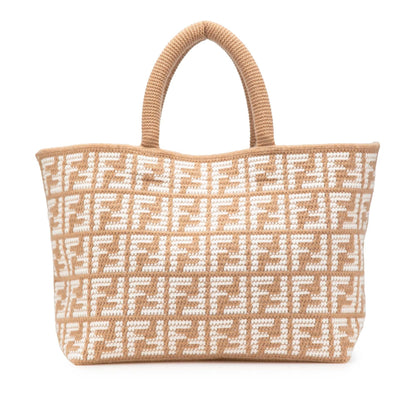 Fendi Roll Canvas Red Tote Bag Style 2 Rovelle Bags
