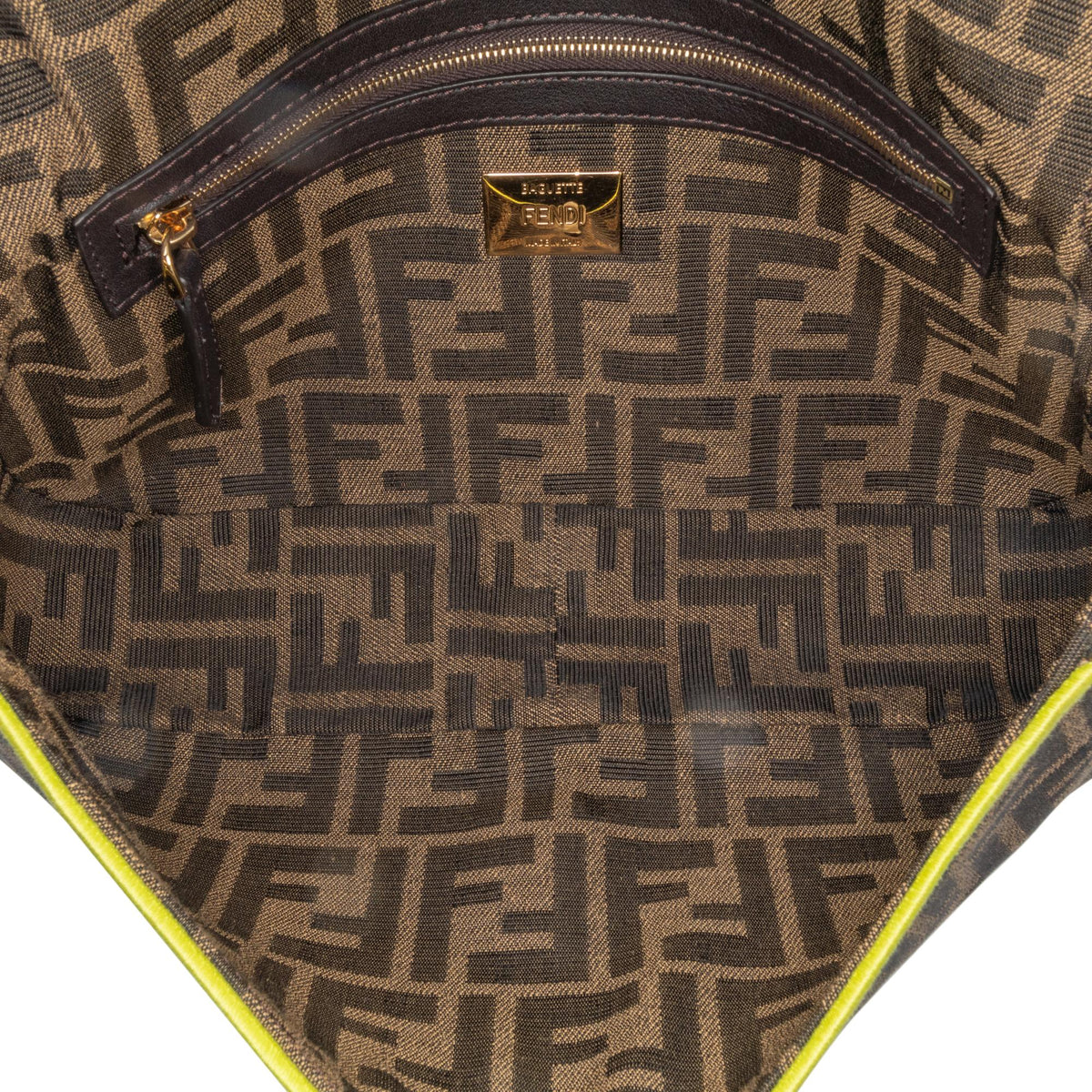 Fendi Leopard Print Canvas Shoulder Bag Shg-Mavci8 Rovelle Bags