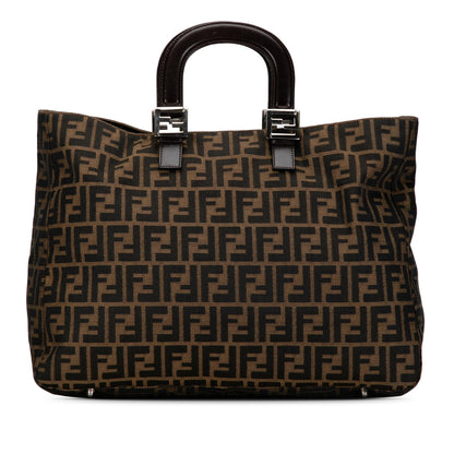 Fendi Large Zucca Twins Tote (SHG-uvEf47) Rovelle Bags