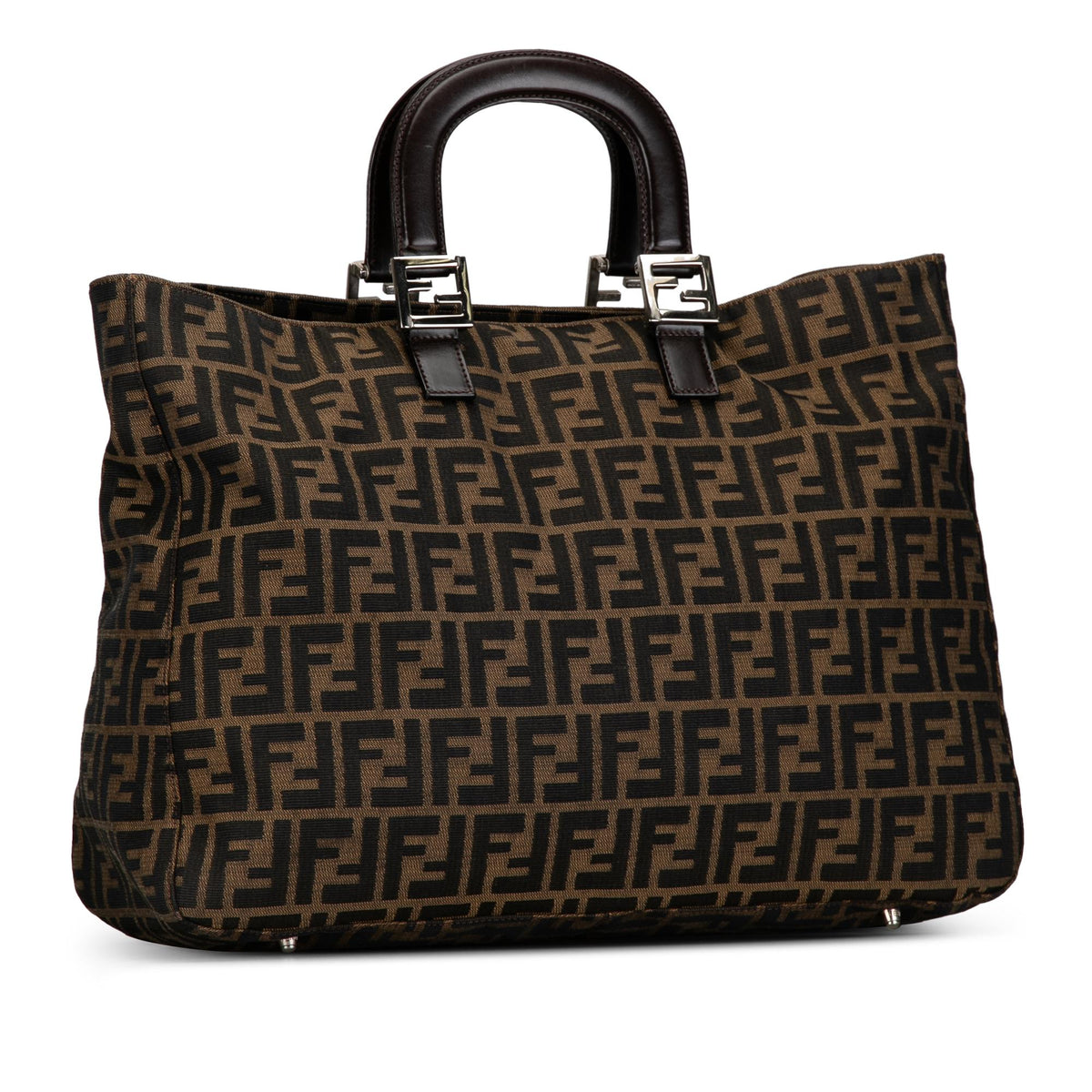 Fendi Large Zucca Twins Tote (SHG-uvEf47) Rovelle Bags