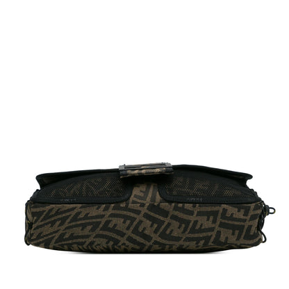 Fendi Large Zucca Vertigo Mesh Baguette Satchel (SHG-dmuY2A) Rovelle Bags