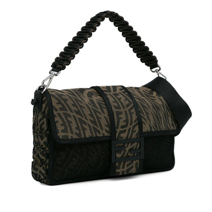 Fendi Large Zucca Vertigo Mesh Baguette Satchel (SHG-dmuY2A) Rovelle Bags