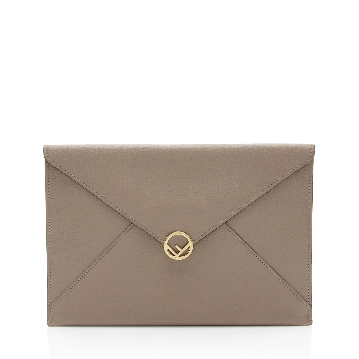 Fendi Leather 1974 Envelope Pouch (SHF-zbL5yO) Rovelle Bags