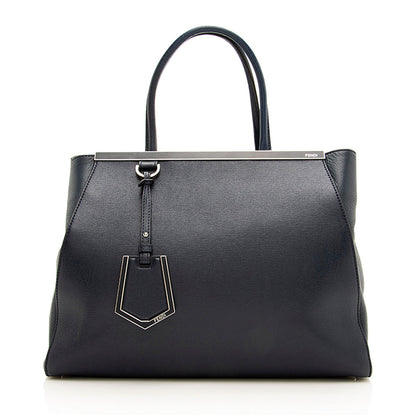 Fendi Leather 2Jours Medium Tote - FINAL SALE (SHF-18911) Rovelle Bags