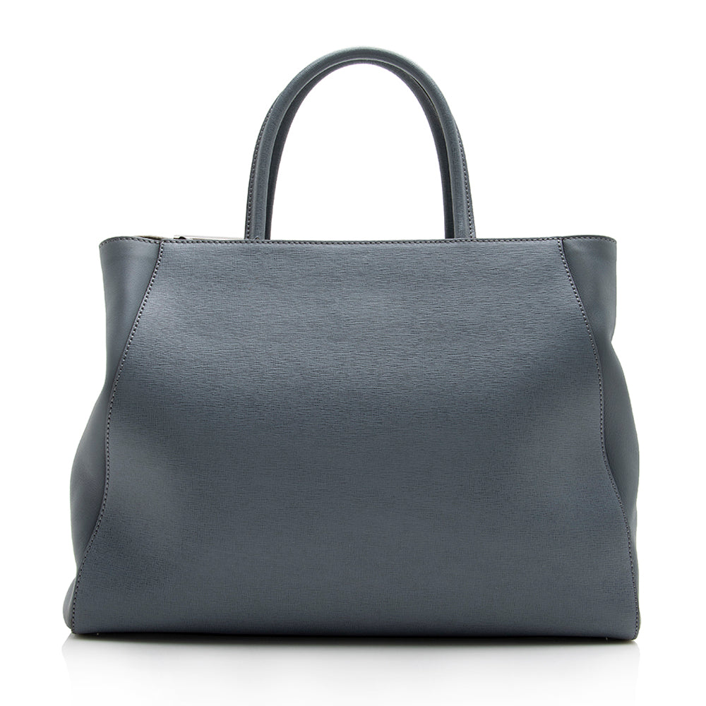 Fendi Leather 2Jours Medium Tote (SHF-17665) Rovelle Bags