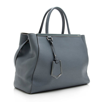 Fendi Leather 2Jours Medium Tote (SHF-17665) Rovelle Bags