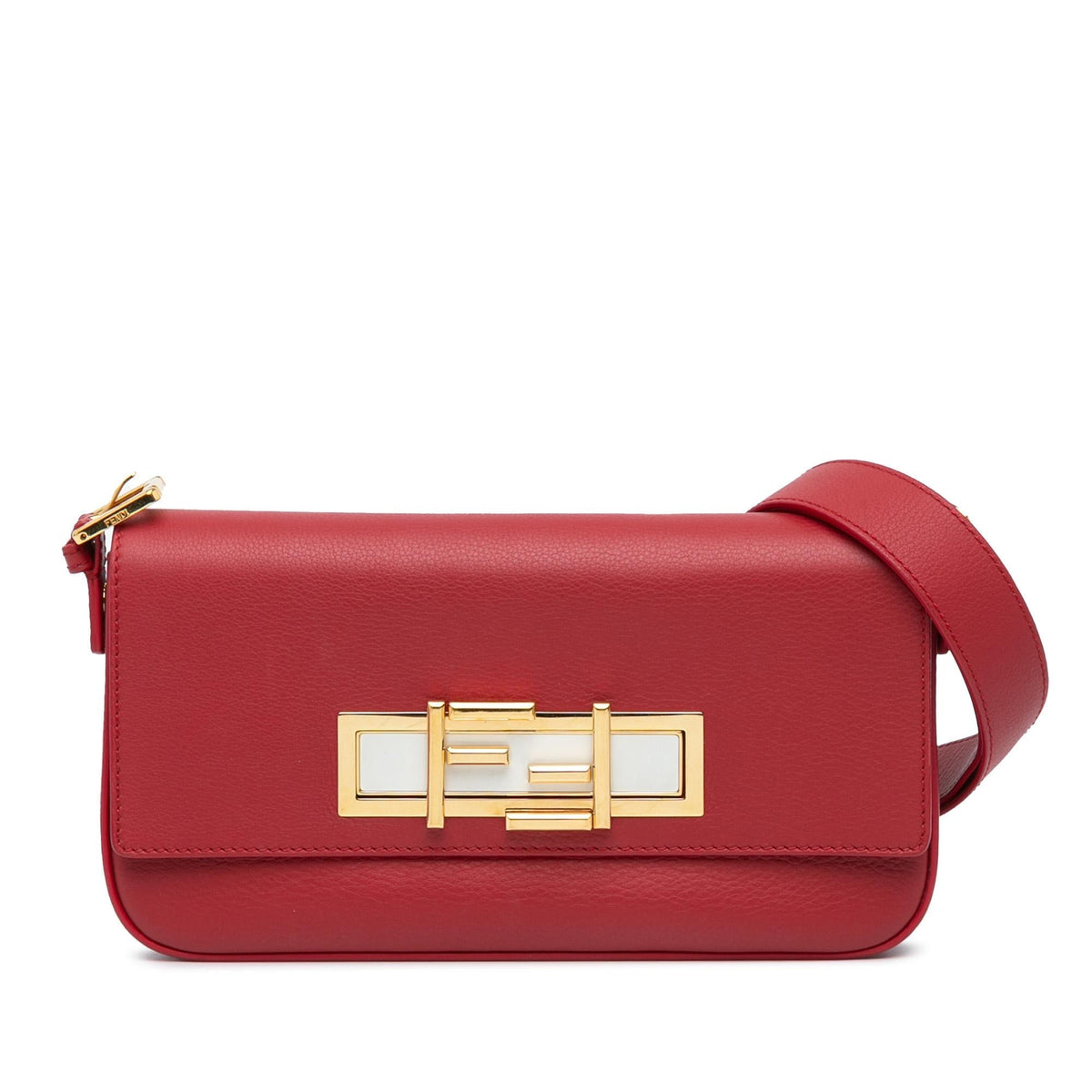Fendi Leather 3Baguette Shoulder Bag Rovelle Bags