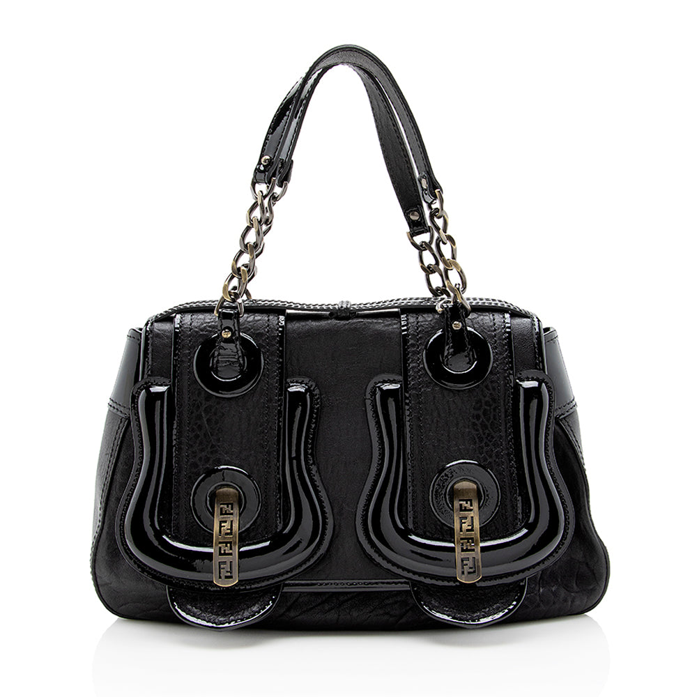 Fendi Leather B Bag Shoulder Bag (SHF-14761) Rovelle Bags