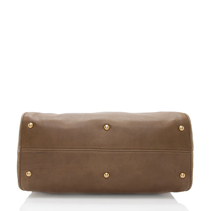 Fendi Leather Chameleon Large Satchel (SHF-18243) Rovelle Bags