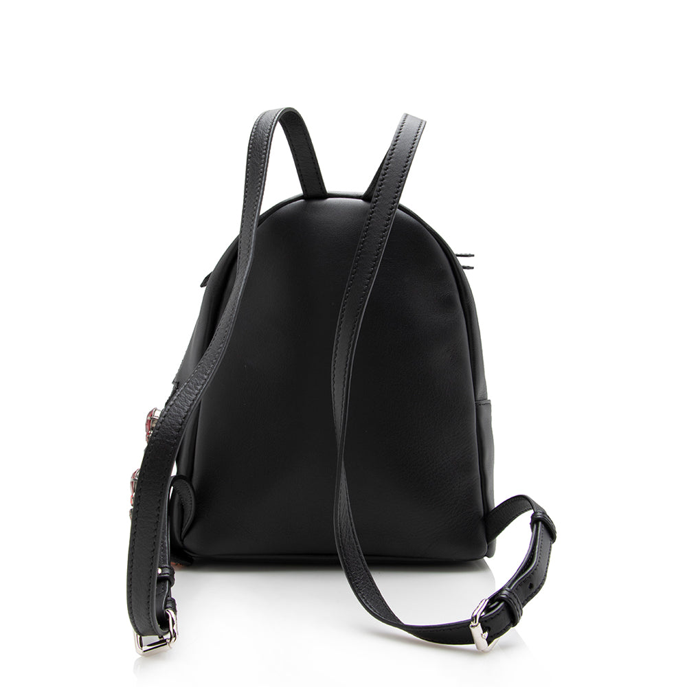 Fendi Leather Crystal By The Way Mini Backpack - FINAL SALE (SHF-14917) Rovelle Bags