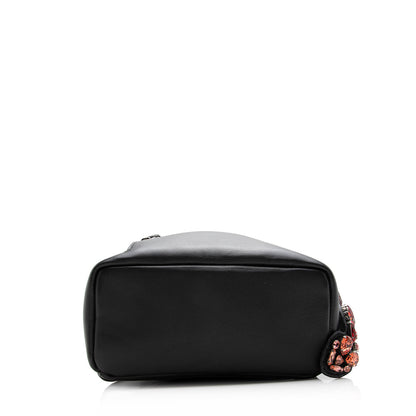 Fendi Leather Crystal By The Way Mini Backpack - FINAL SALE (SHF-14917) Rovelle Bags