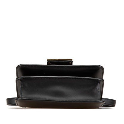 Fendi Leather Crystal Fab Crossbody Rovelle Bags