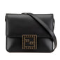 Fendi Leather Crystal Fab Crossbody Rovelle Bags