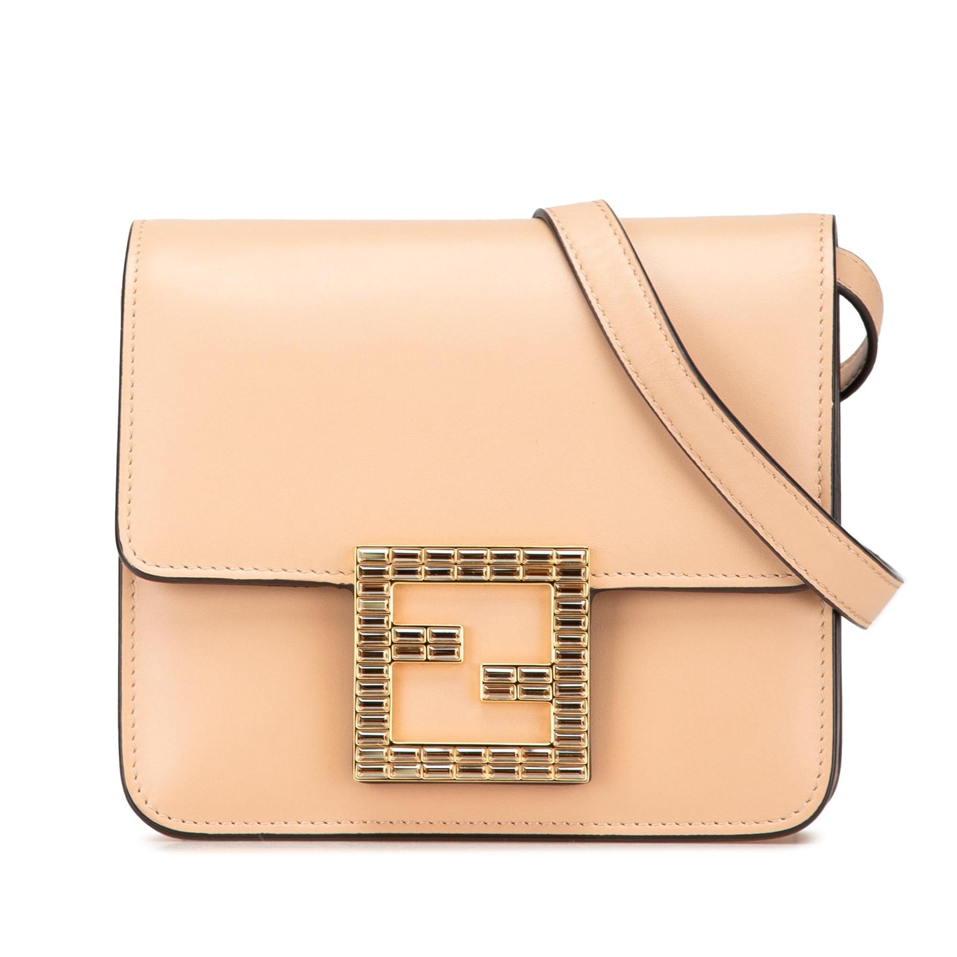 Fendi Luxury Leather Red Crossbody Style 2 Rovelle Bags
