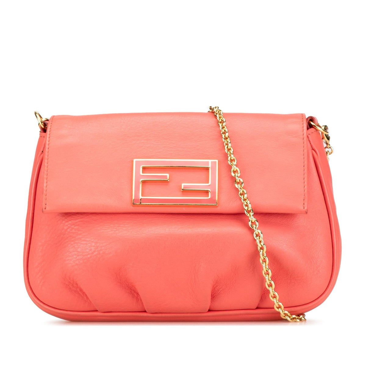 Fendi Leather Fendista Pochette Crossbody Shg-Tovf1F Rovelle Bags