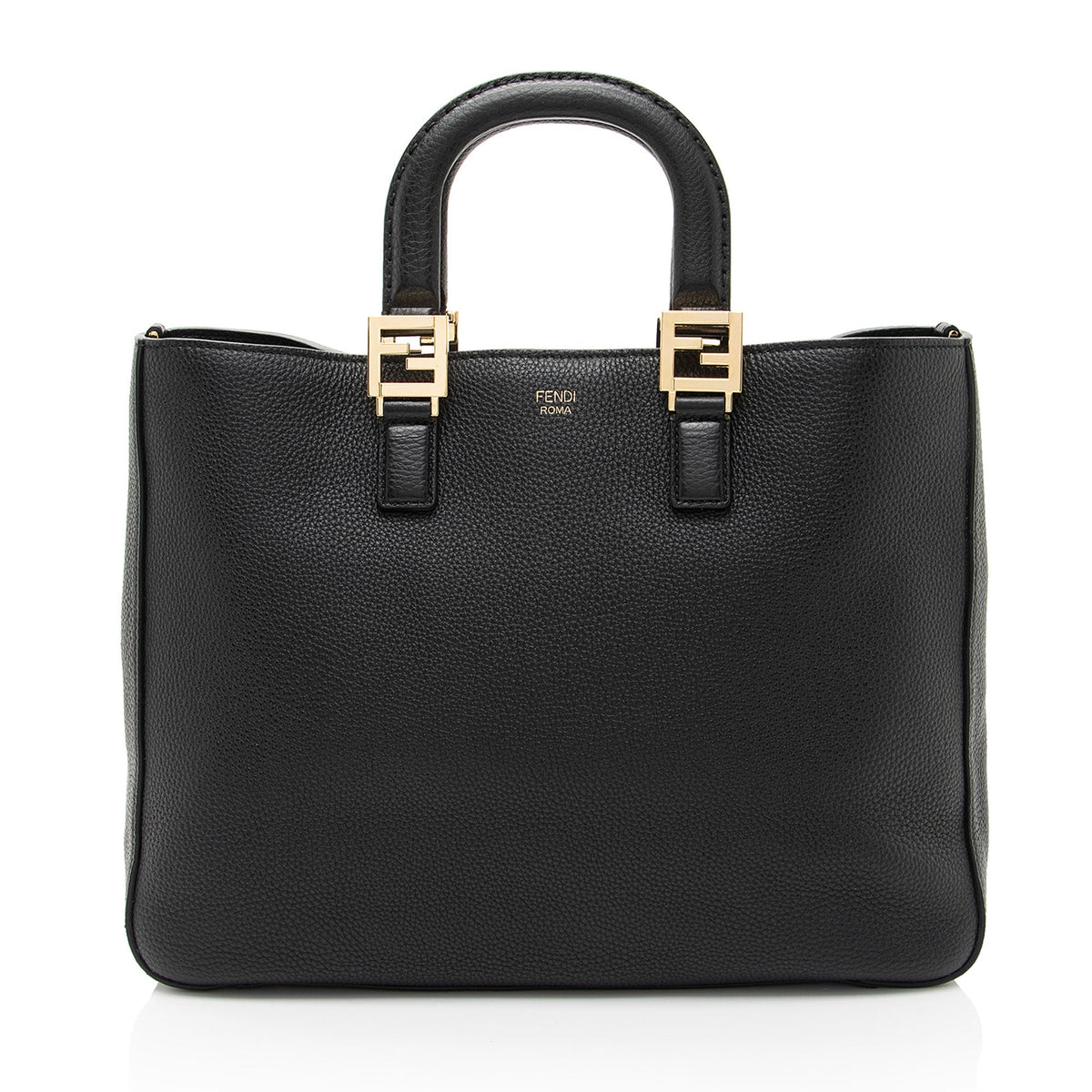 Fendi Leather Glacier Medium Tote Rovelle Bags