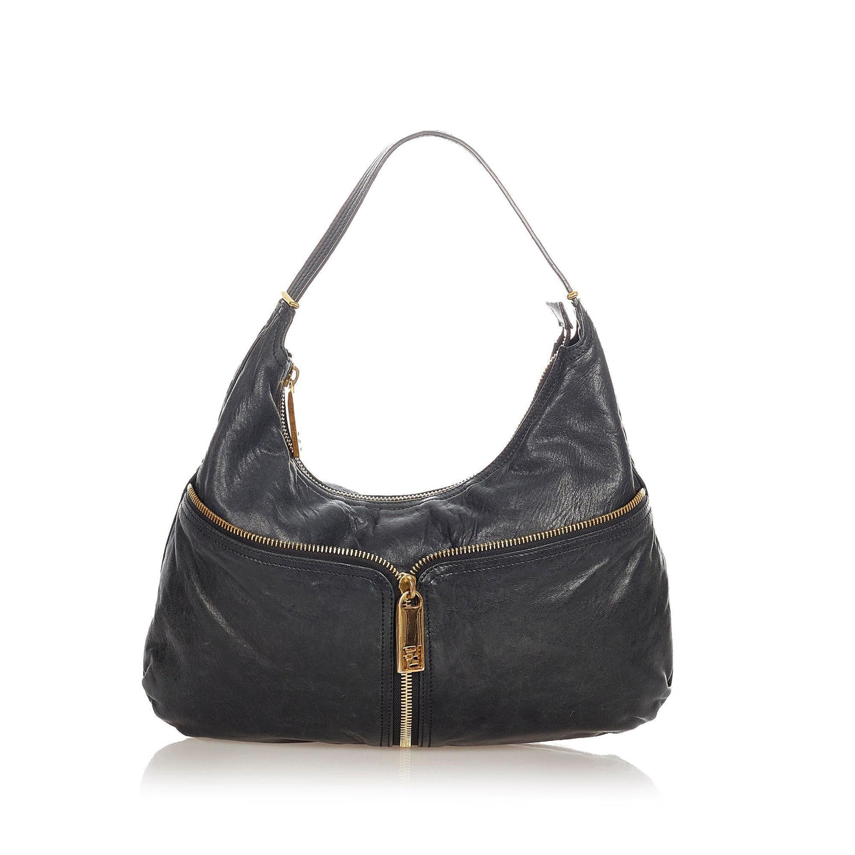 Fendi Leather Hobo Bag (SHG-22207) Rovelle Bags