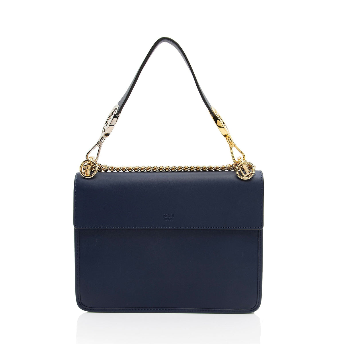 Fendi Leather Kan I F Medium Shoulder Bag (SHF-GDnKcj) Rovelle Bags