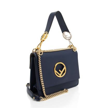 Fendi Leather Kan I F Medium Shoulder Bag (SHF-GDnKcj) Rovelle Bags