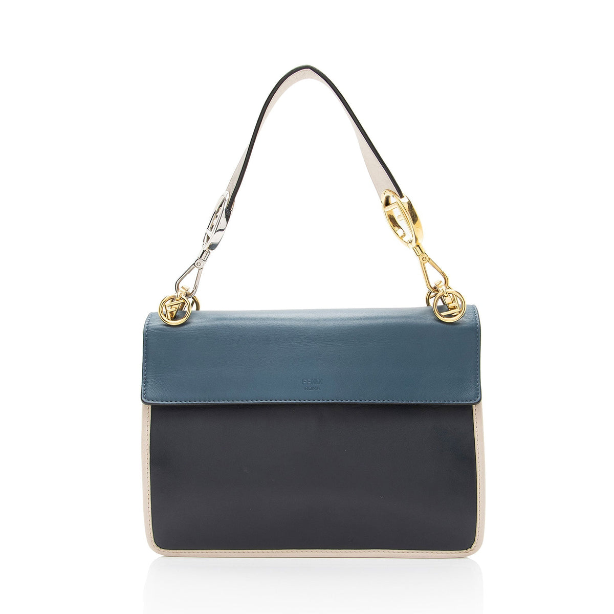 Fendi Leather Kan I F Medium Shoulder Bag Rovelle Bags