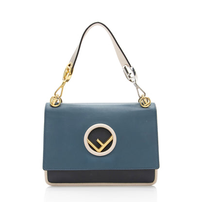 Fendi Leather Kan I F Medium Shoulder Bag Rovelle Bags