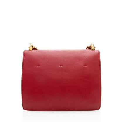 Fendi Leather Kan U Grace Small Crossbody Bag (SHF-12292) Rovelle Bags