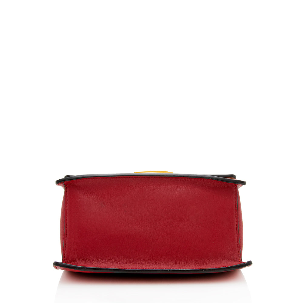 Fendi Leather Kan U Grace Small Crossbody Bag (SHF-12292) Rovelle Bags