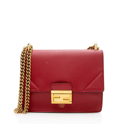 Fendi Leather Kan U Grace Small Crossbody Bag (SHF-12292) Rovelle Bags