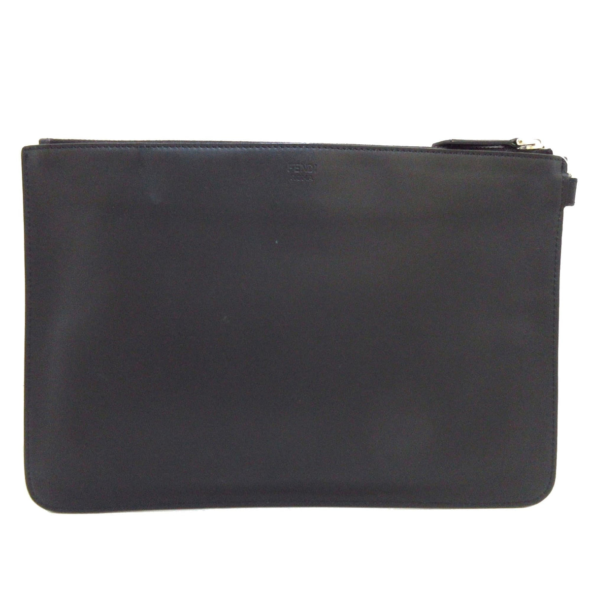 Fendi Leather Monster Eyes Clutch (SHG-ORzmvv) Rovelle Bags