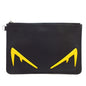 Fendi Leather Monster Eyes Clutch (SHG-ORzmvv) Rovelle Bags