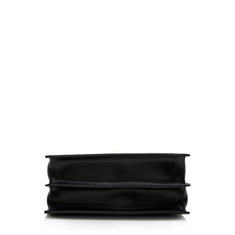 Fendi Leather Monster Eyes Kan I Medium Shoulder Bag (SHF-16010) Rovelle Bags