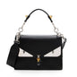 Fendi Leather Monster Eyes Kan I Medium Shoulder Bag (SHF-16010) Rovelle Bags